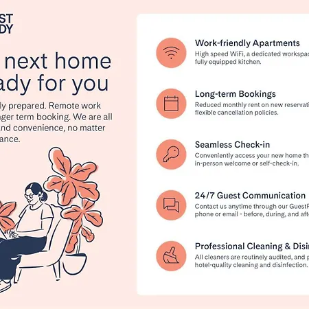 Lejlighed Guestready - Contemporary In The 20th Arr